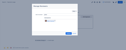 Adding a reviewer.